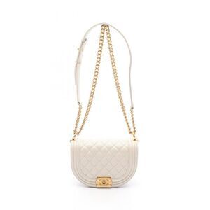 Chanel Boy Chanel Small Shoulder Bag In Grained Calfskin Caviar Leather  For